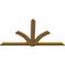 Ekena Millwork Redmond Rough Sawn Timber Gable Bracket, Western Red Cedar, 96"W x 52"H x 2"D x 6"F, 13/12 Pitch GBW096X52X0206RED00RWR - alternate 3